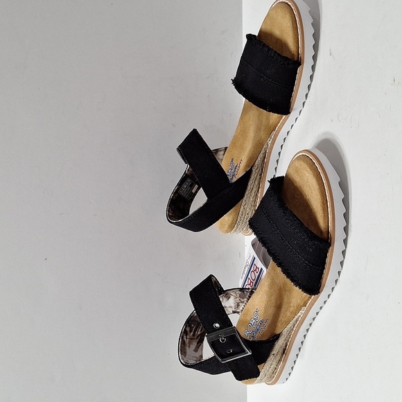 Bobs from Sketchers (NEW) Black Desert Kiss Adobe Princess Comfort Sandal Size 7 - Picture 7 of 10